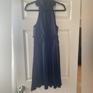 Sophie Max Black Halter-Style Maxi Dress